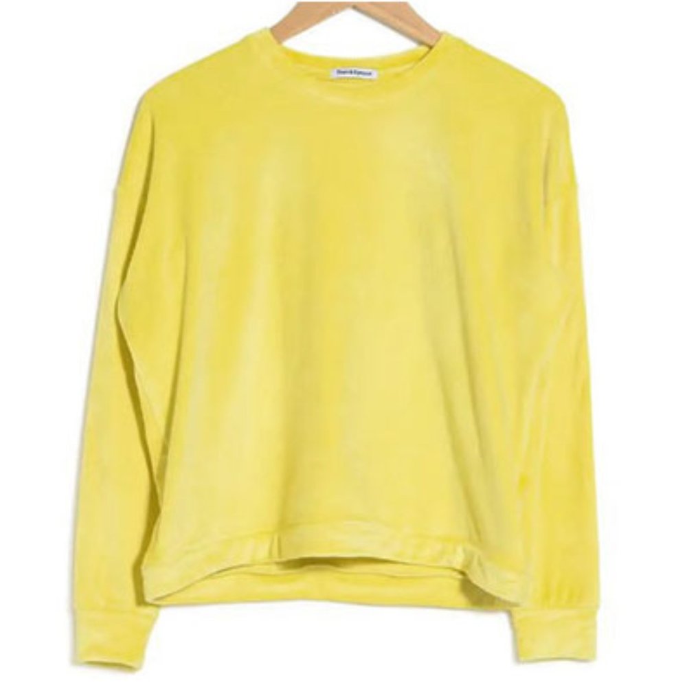 Velour sweatshirt